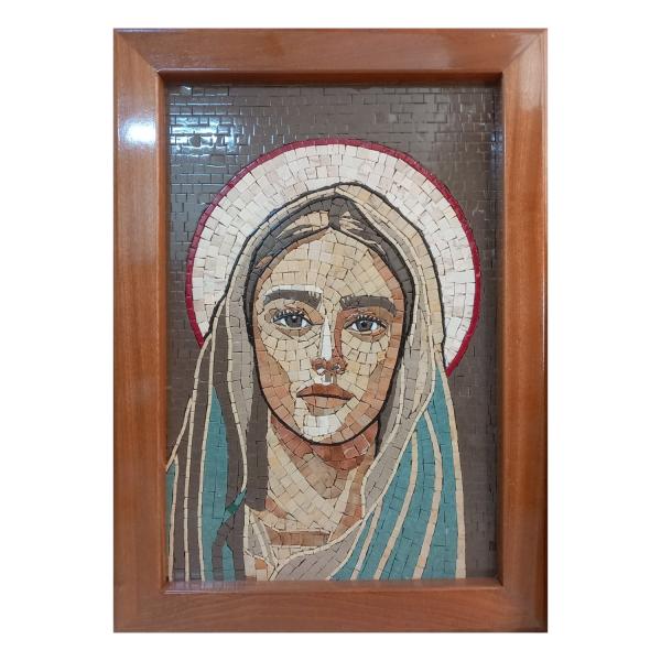 Virgin Mary Portrait Mosaic