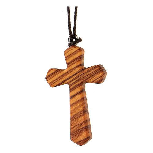 Olive Wood Cross Pendant