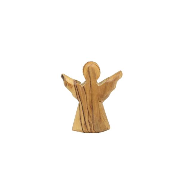 Olive Wood Angel with Open Arms