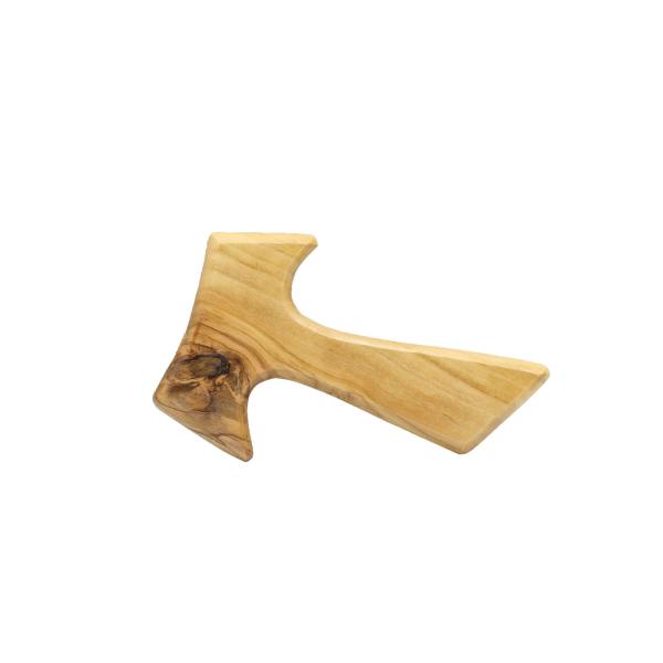 Olive Wood Abstract Carving with Bark Edge