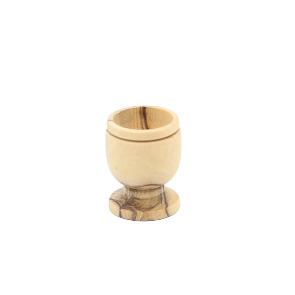 Olive Wood Turned Footed Cup