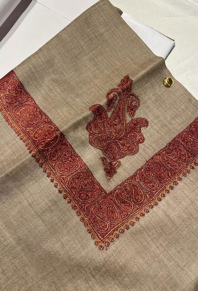 Embroidered Pashmina Scarf