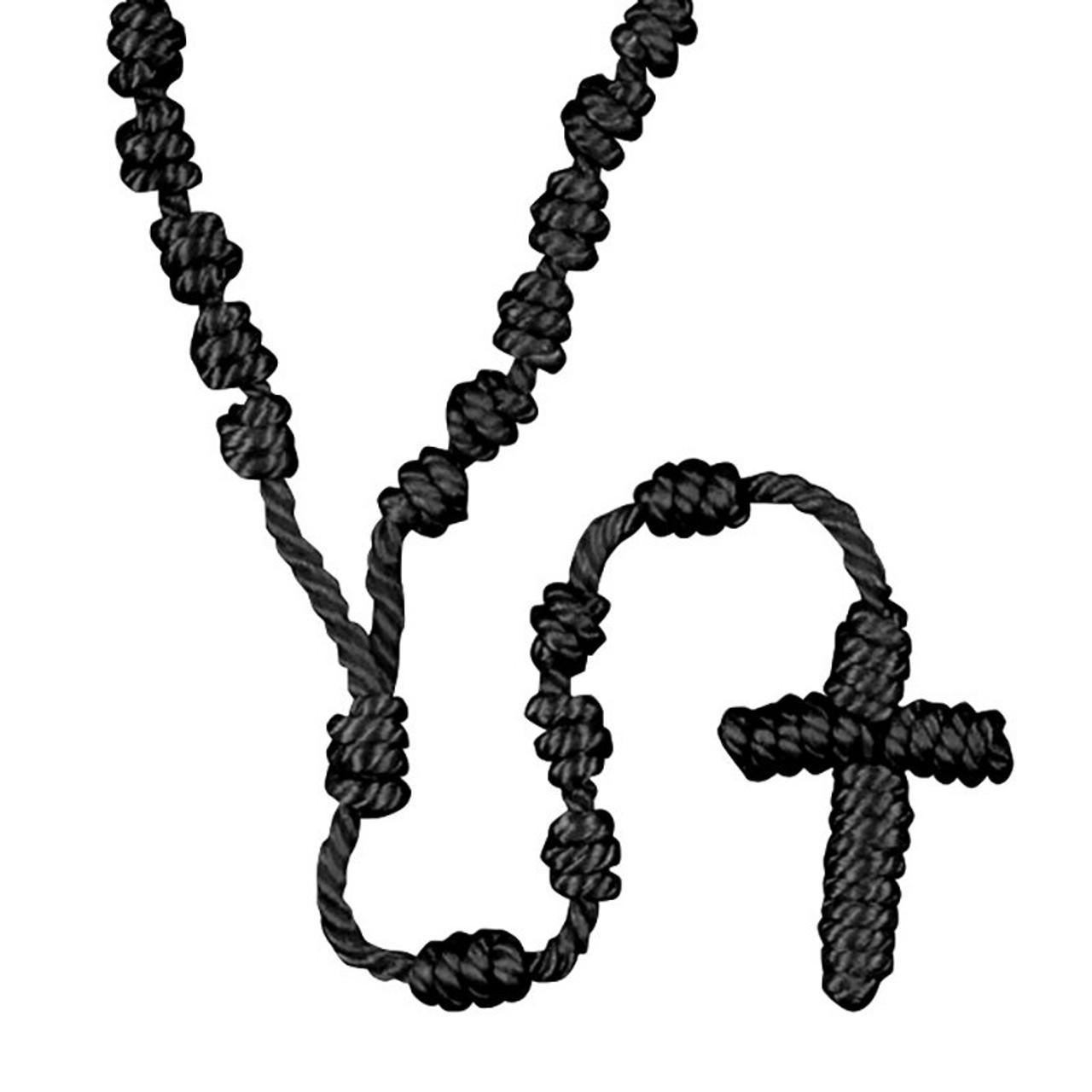 Black Cord Rosary