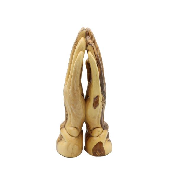 Olive Wood Praying Hands Carving
