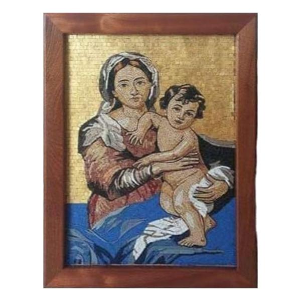 Madonna and Child Mosaic