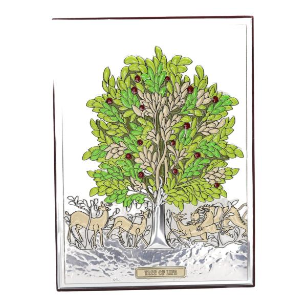 Silver-Plated Tree of Life Icon