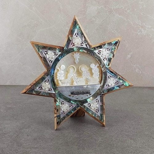 Mother of Pearl Star Ornament