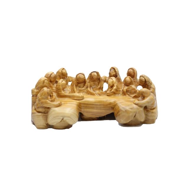 Olive Wood Last Supper Carving