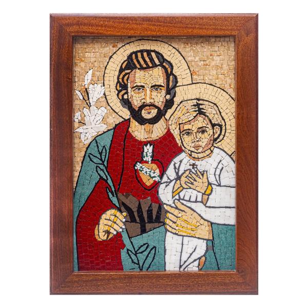 Saint Joseph with the Child Jesus Mosaic